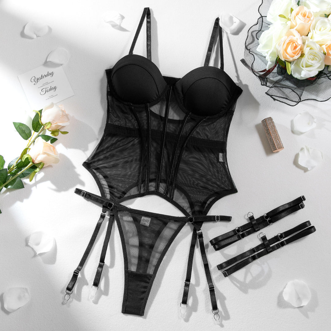 Sheer Sculpting Desire Lingerie Set