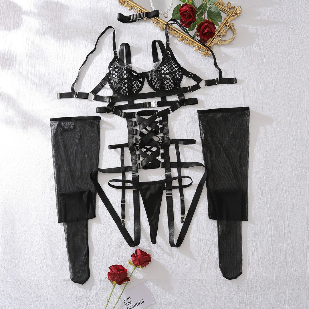 Obsidian Desire Strappy Five Piece Set