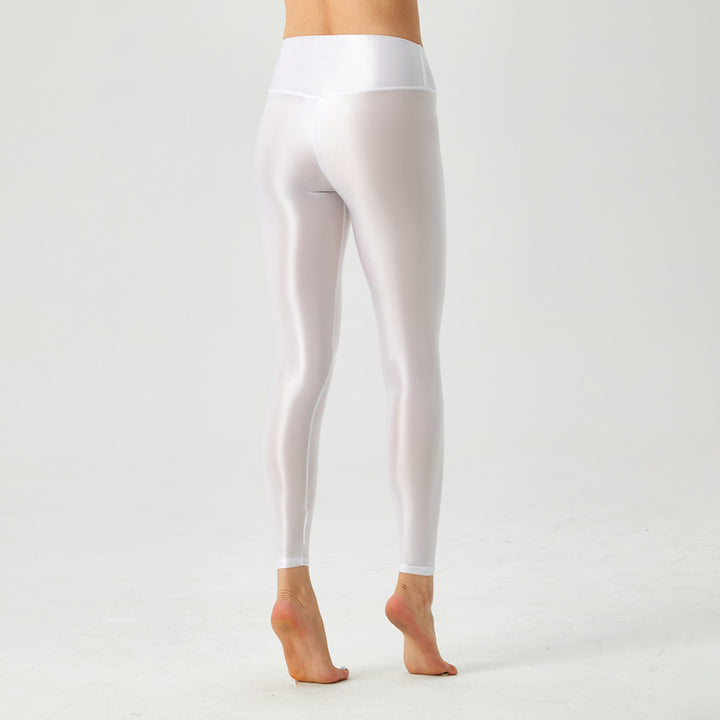 Shiny High-Waist Glossy Leggings