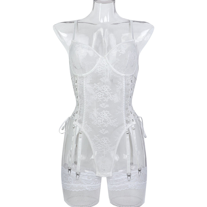 Whisper Lace Ribbon Bodysuit