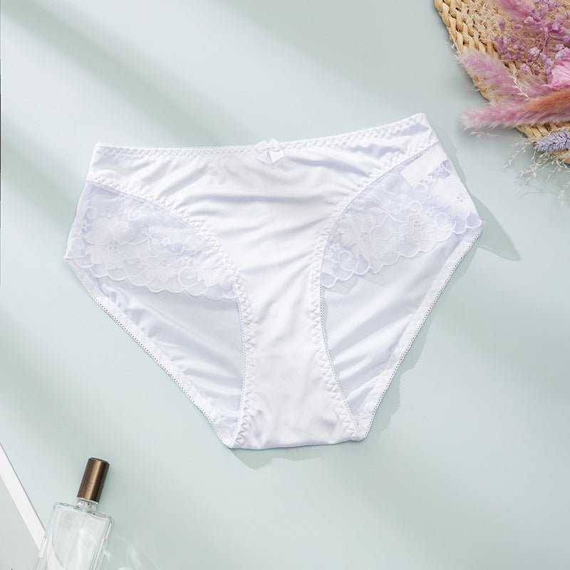 Satin Elegance Lace Panties