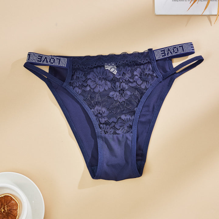 Diamond Lace Ice Silk Thong