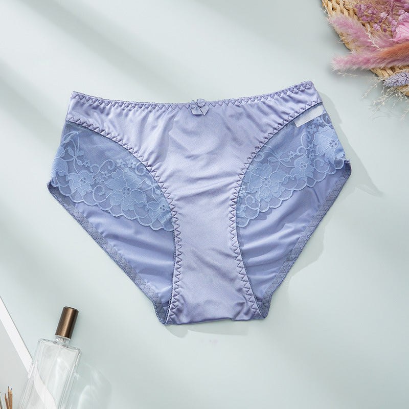 Satin Elegance Lace Panties