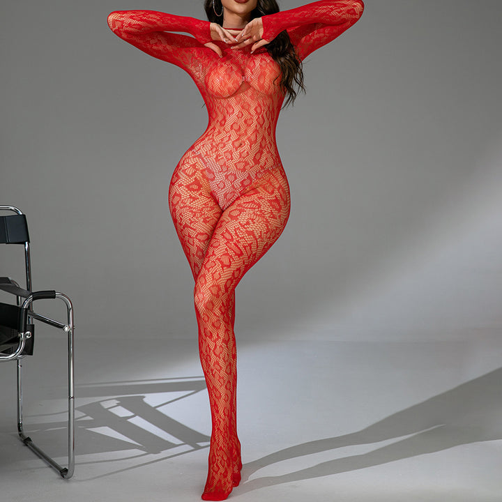 Leopard Backless Bodystocking