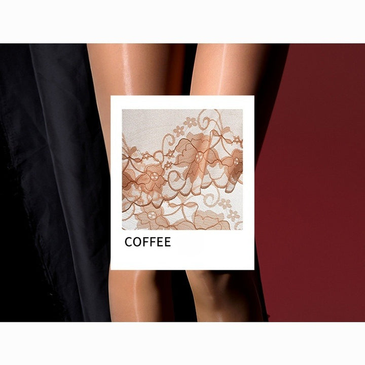 Lace Fusion Sheer Panty-Stockings