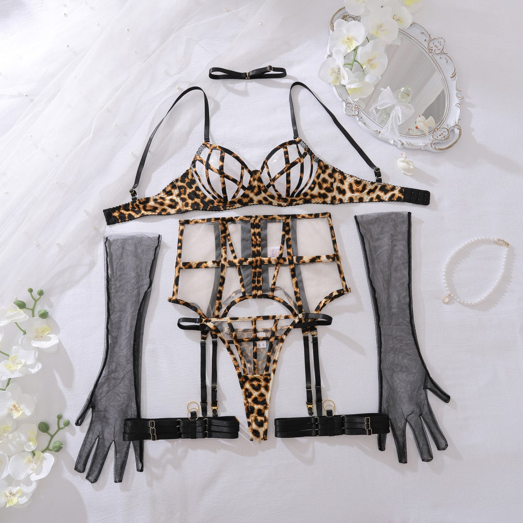 Sheer Mesh Shaping Lingerie Set