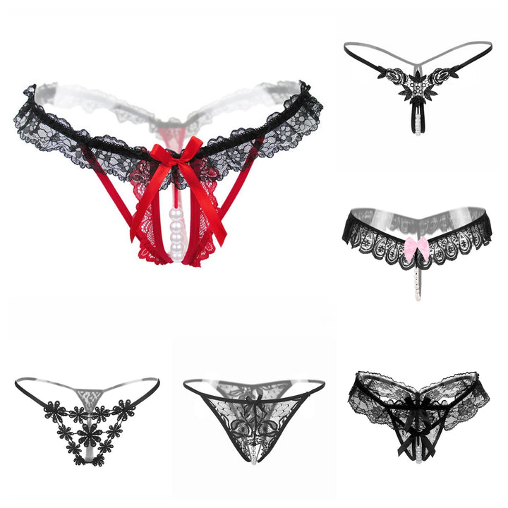 Pearl Allure Lace Thong Collection