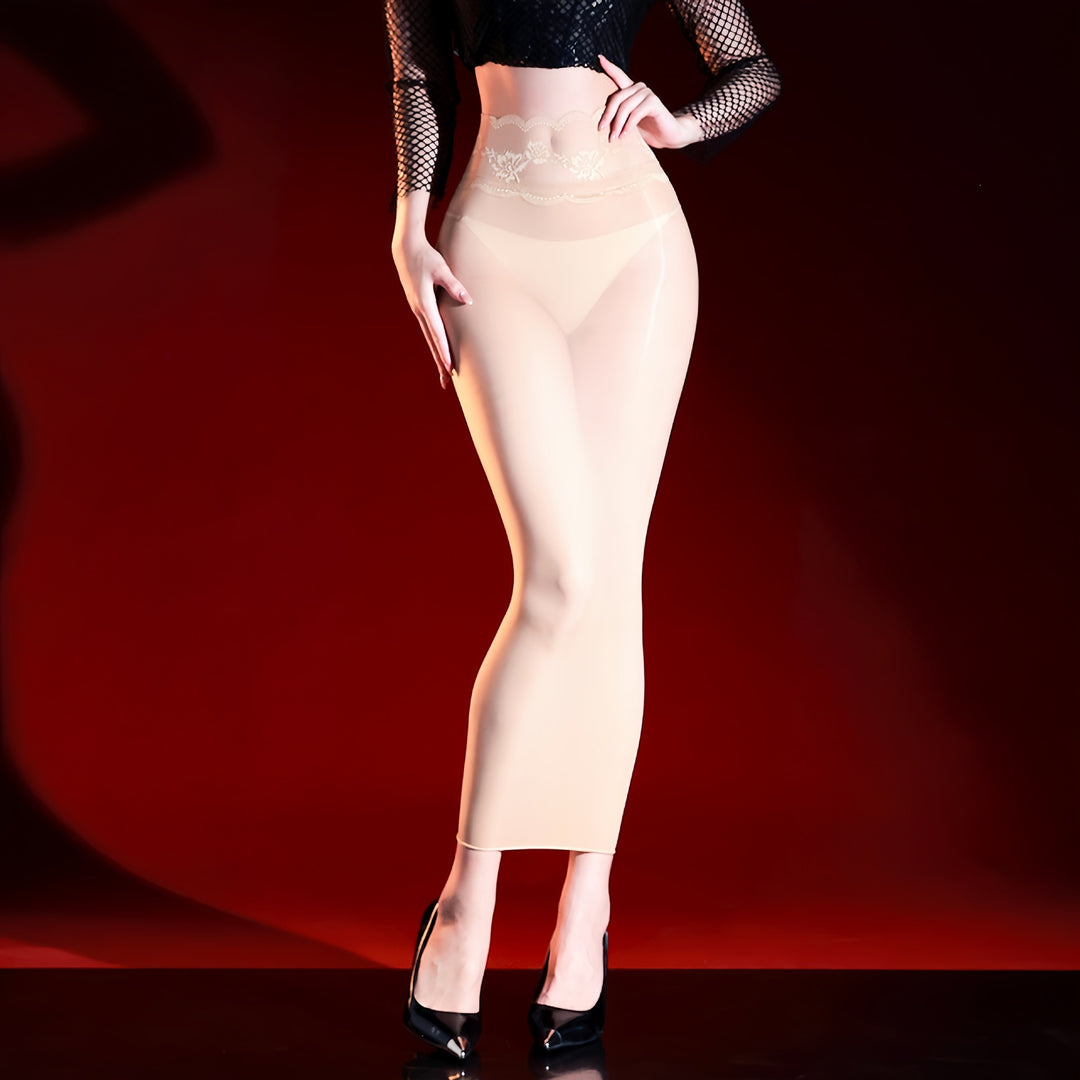 Liquid Shadow Sheer Maxi Skirt