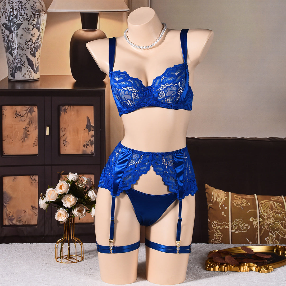Satin Lace Reverie Set