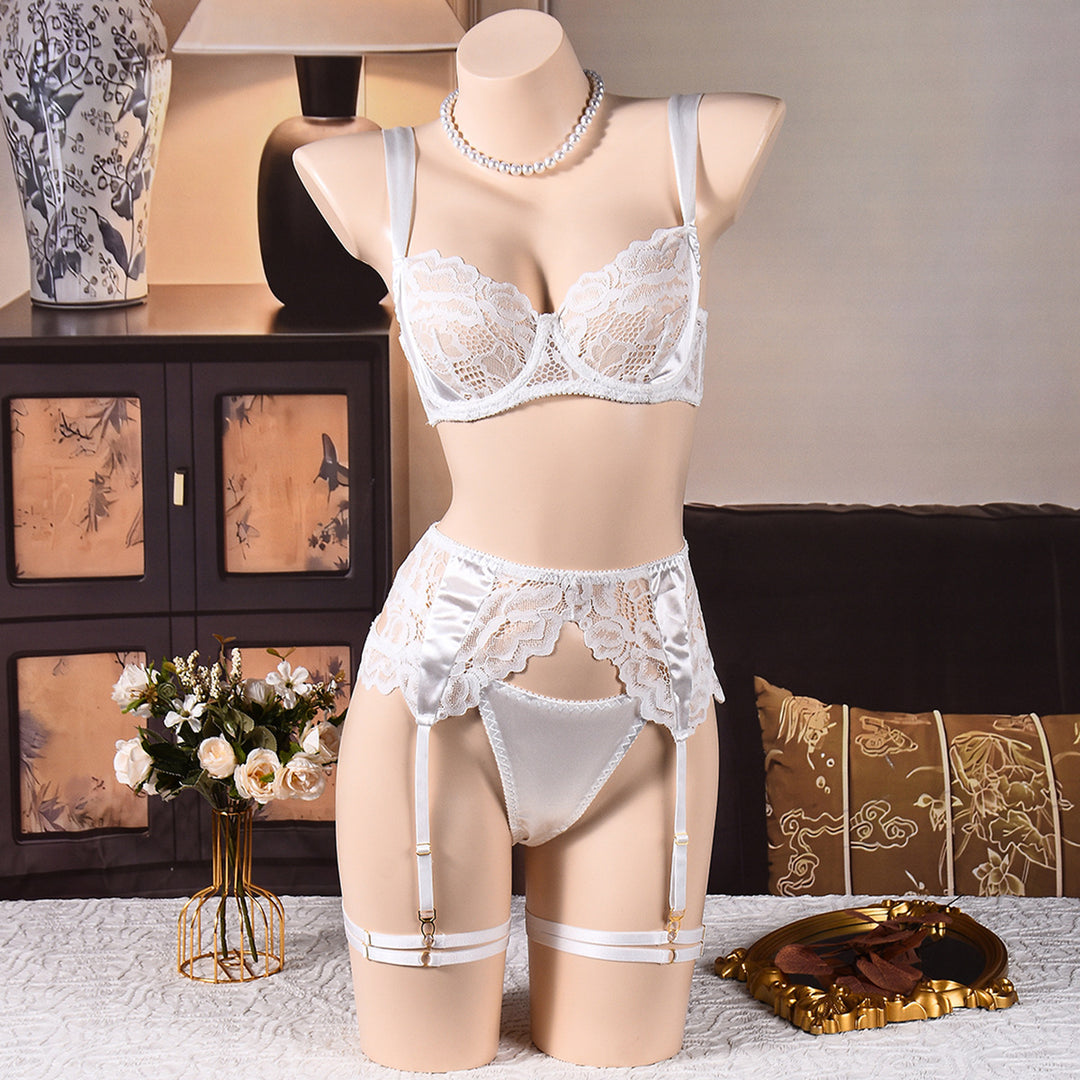 Satin Lace Reverie Set