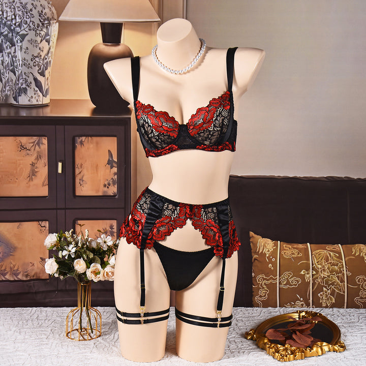 Satin Lace Reverie Set