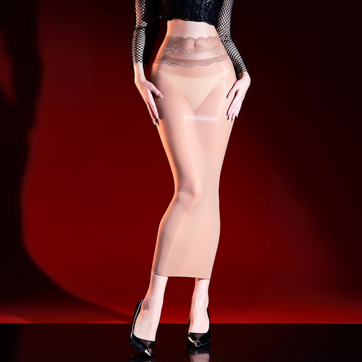 Liquid Shadow Sheer Maxi Skirt