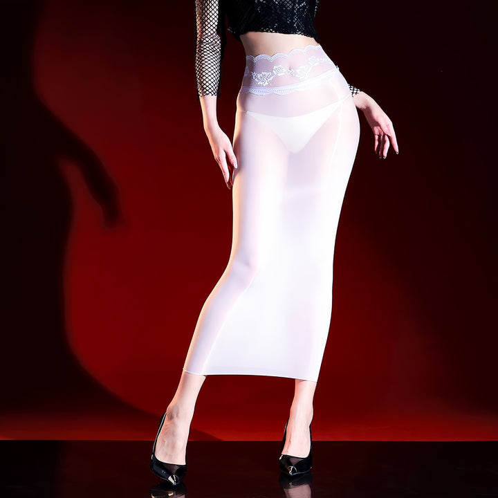 Liquid Shadow Sheer Maxi Skirt